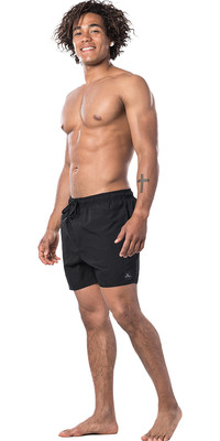 2024 Rip Curl Mens Offset Volley Boardshorts CBOLQ4 - Black